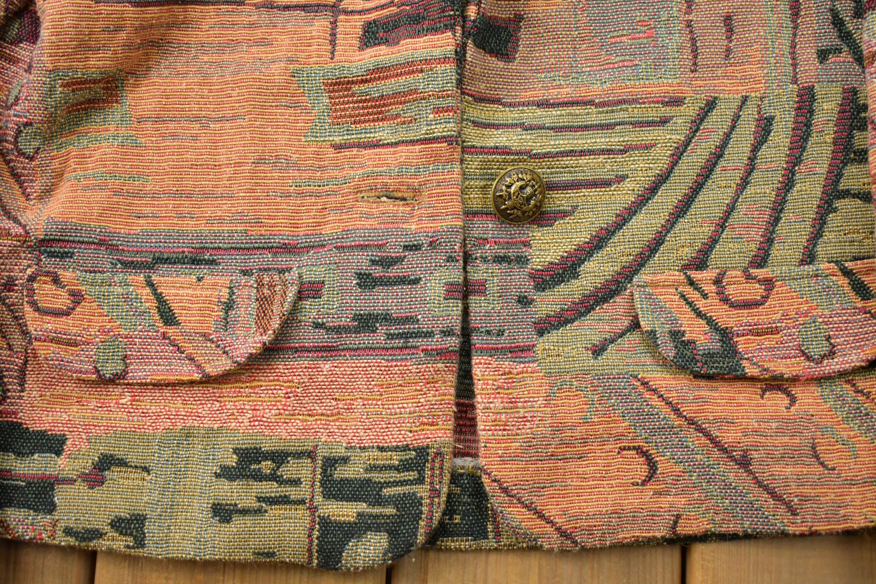 Vintage 1990s All Over Print Blazer Jacket