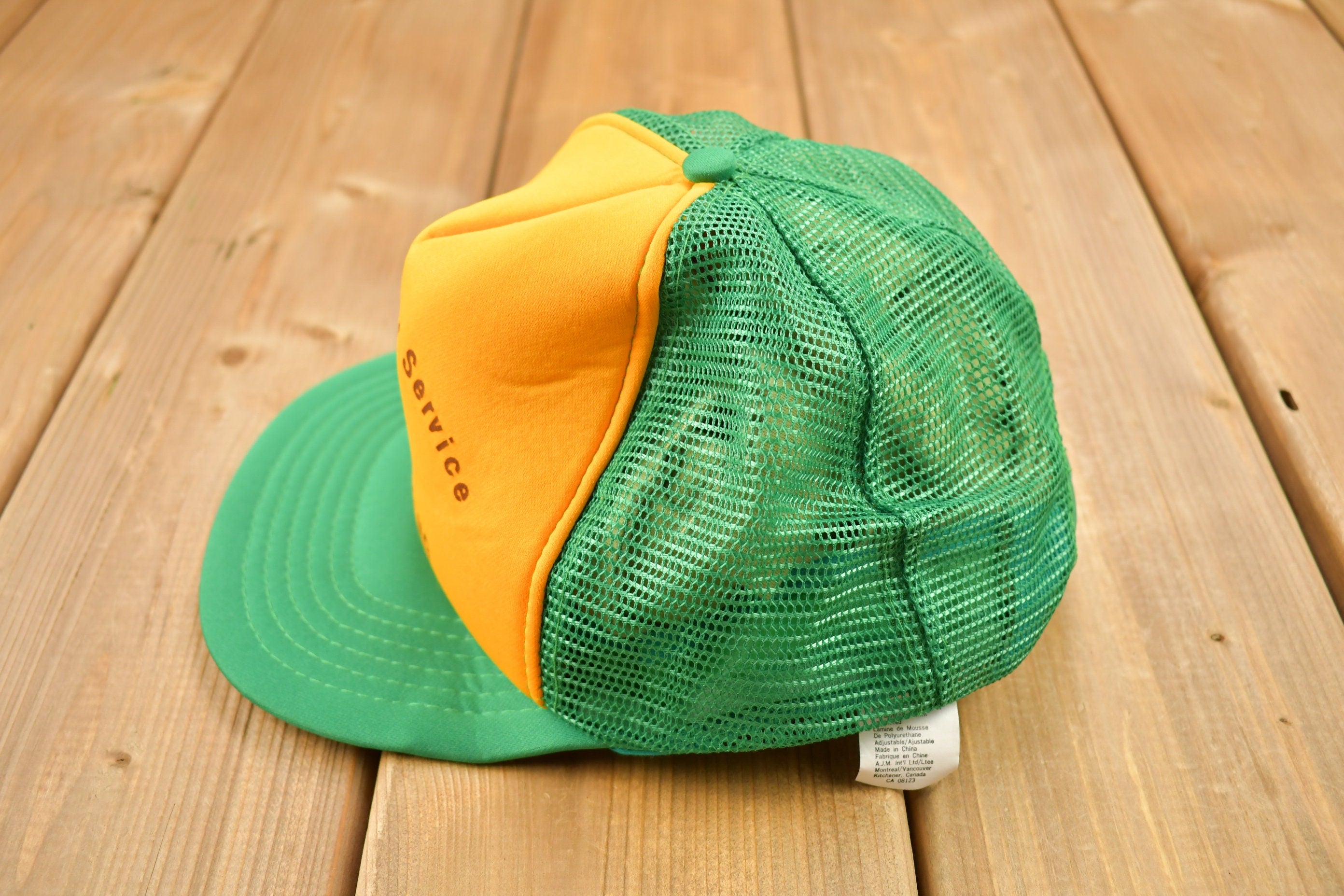 Vintage 1990s Tony's Tiller Service Landscaping Trucker Hat