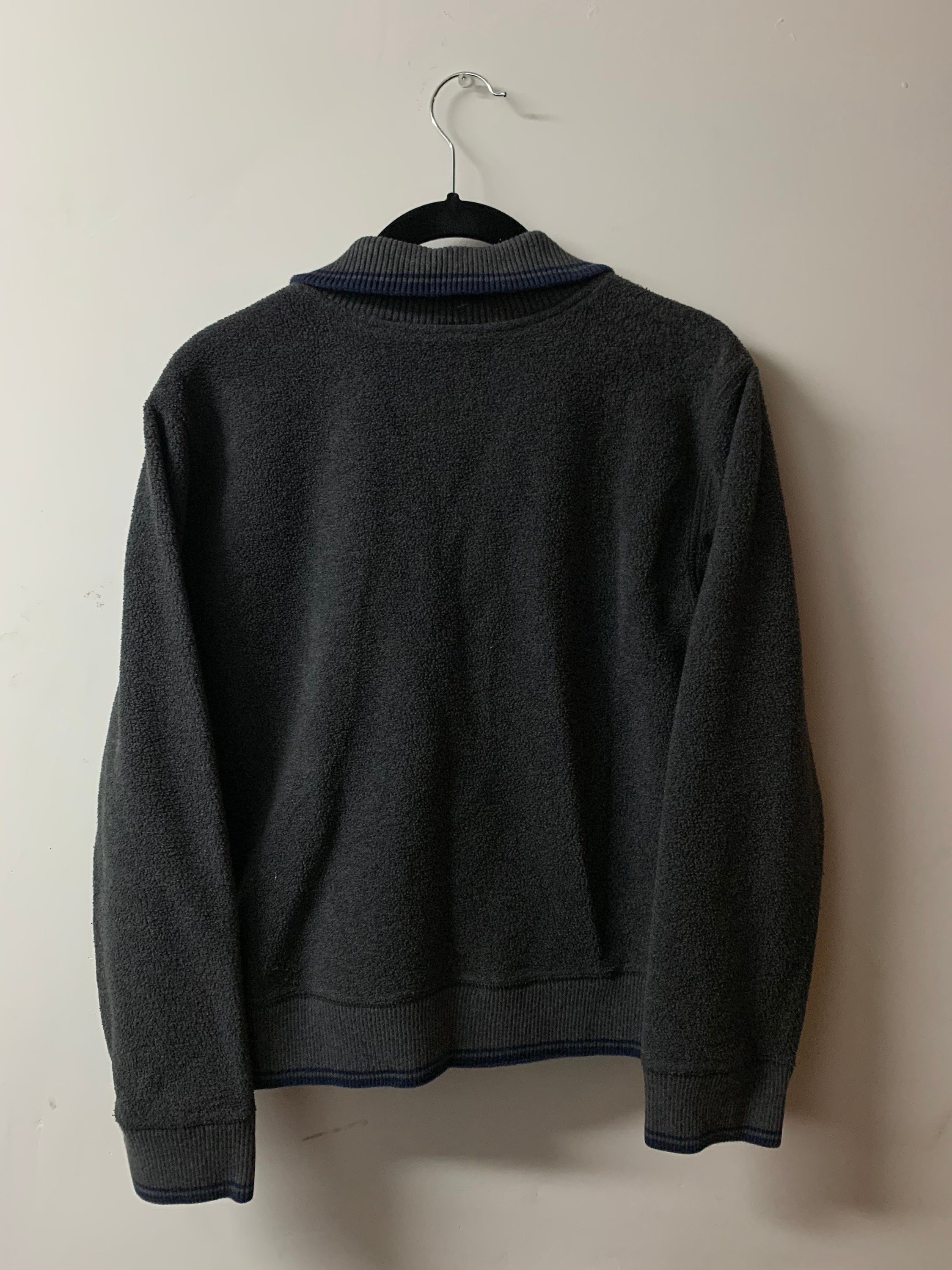 Vintage 1990s DKNY Active Fleece Zip Up Sweater