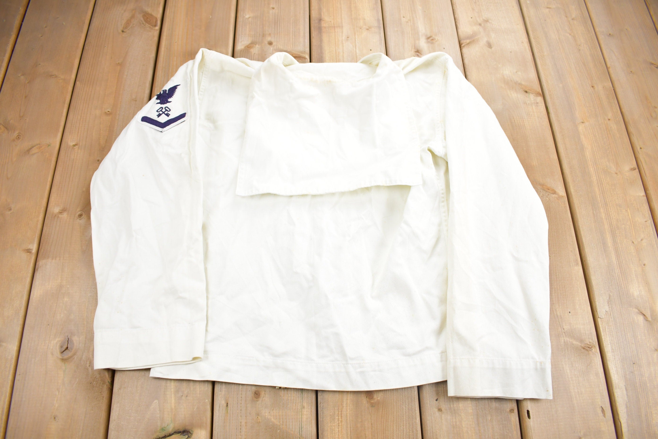 Vintage 1940s WWll Naval Wool Sweater