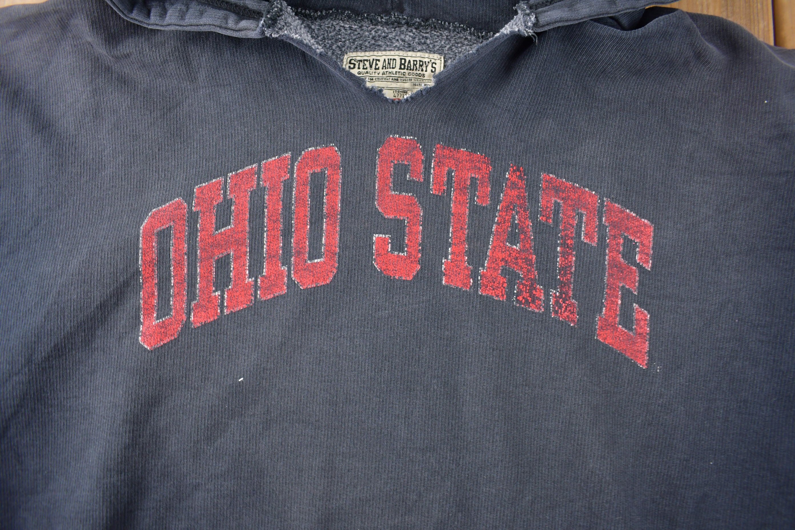Vintage 1990s Ohio State University Collegiate Heavy Weight Hoodie Size XL