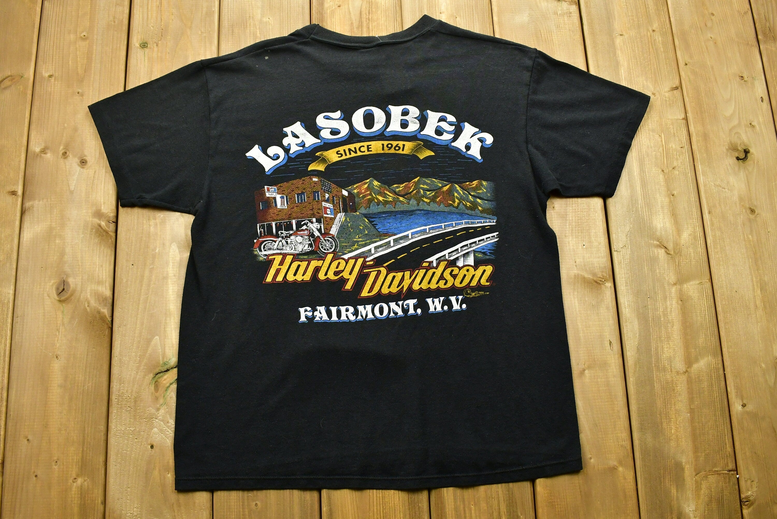 Vintage 1986 Harley Davidson Motorcycles T-Shirt