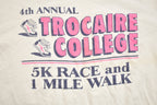 Vintage 1990s 4th Annual Trocaire College 5K Race Crewneck Long Sleeve Shirt
