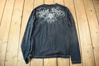 Vintage Y2K Embroidered Long Sleeve Punk Style T-Shirt