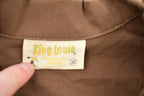 Vintage 1970s King Louie Button Up Shirt  Graphic  70s Button Up  Streetwear  Retro Style  Collared Shirt  Short Sleeve  Made In USA