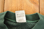 Vintage 1990s Happy Holidays Snow Pines Christmas Crewneck Sweatshirt Men's L
