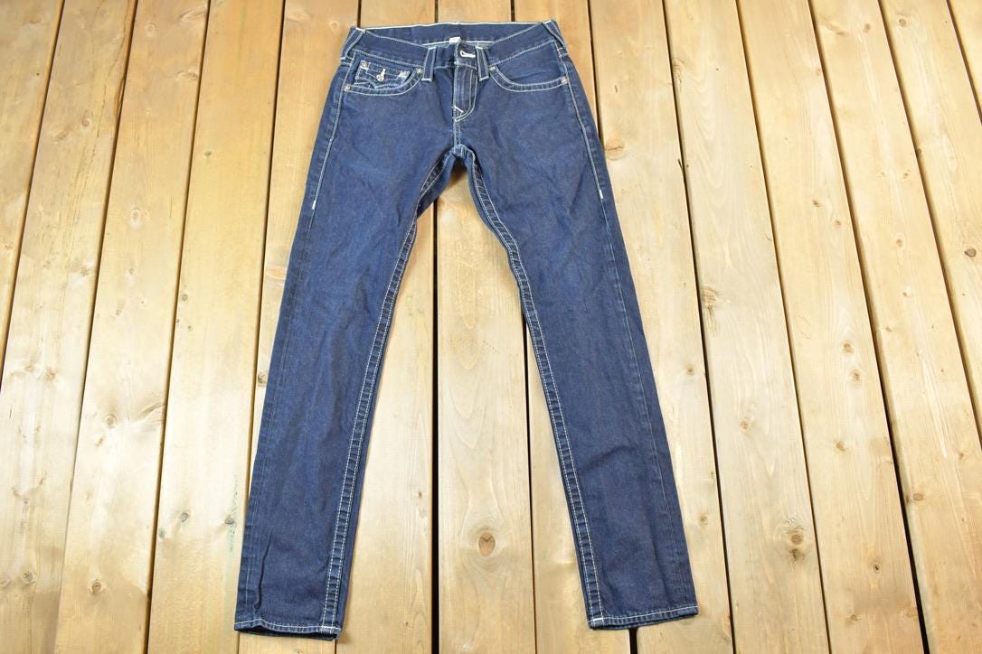 Vintage 1990s True Religion Skinny Jeans Size 28