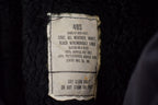 Vintage 1986 Military Black All Weather Wool Lined Trench Coat