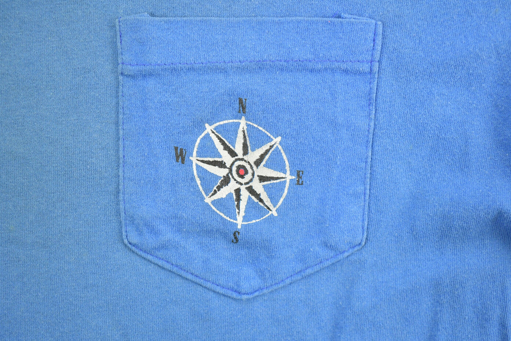 Vintage 1990s Skiing Compass Graphic T Shirt