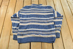 Vintage 1990s Arcadia Knit Crewneck Sweater Men's Medium /