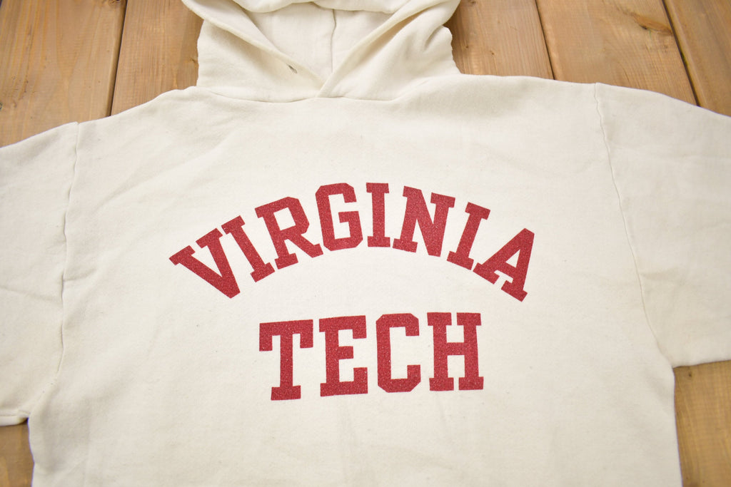 Vintage 1980s Virginia Tech University Collegiate Hoodie