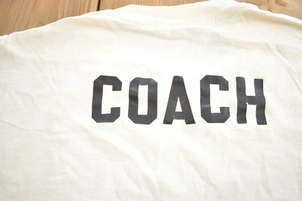 Vintage 1990s Zionsville Soccer Single Stitch Graphic T Shirt Made In USA