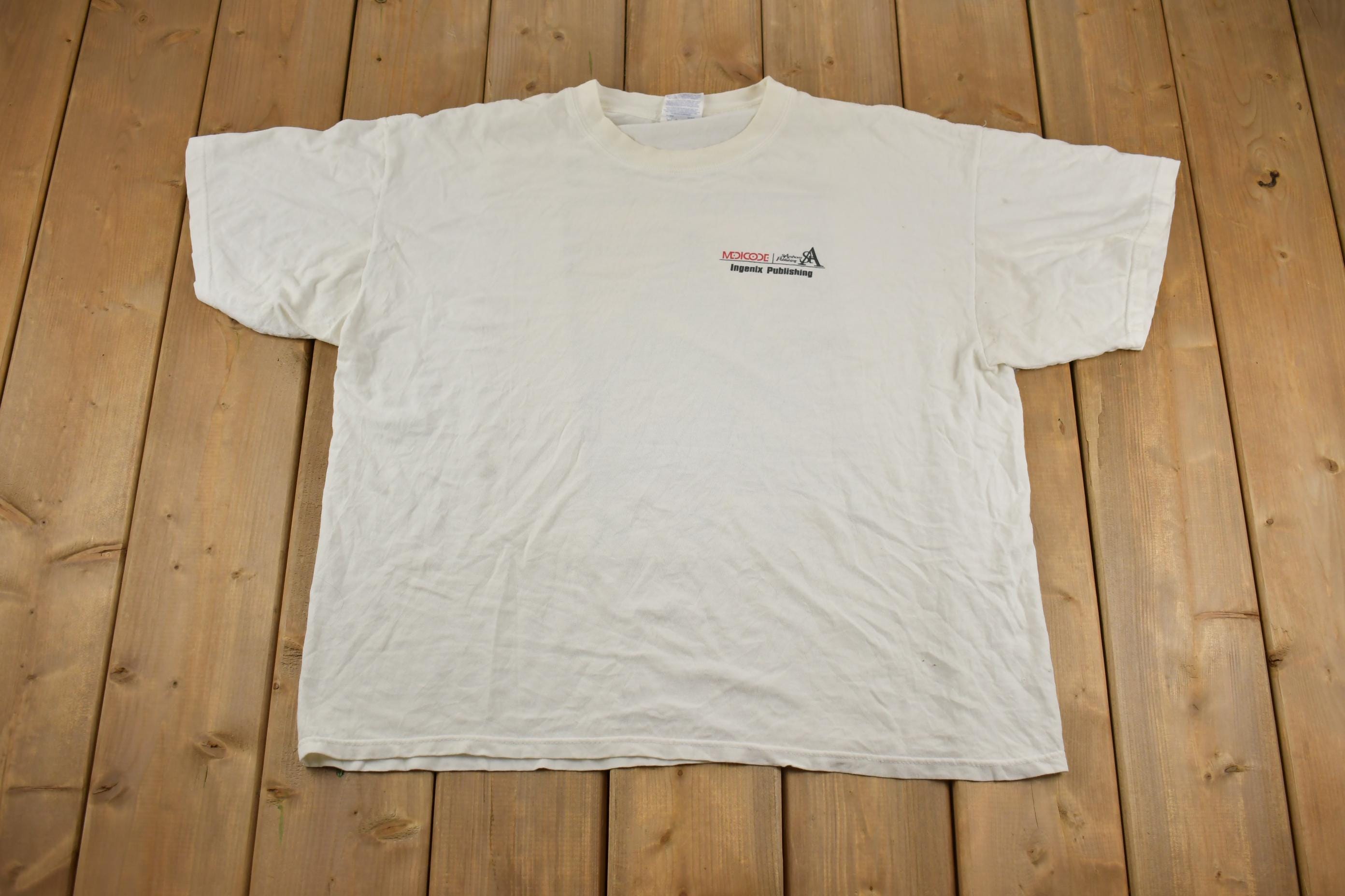 Vintage 1990s Coders Rock Book Graphic T Shirt