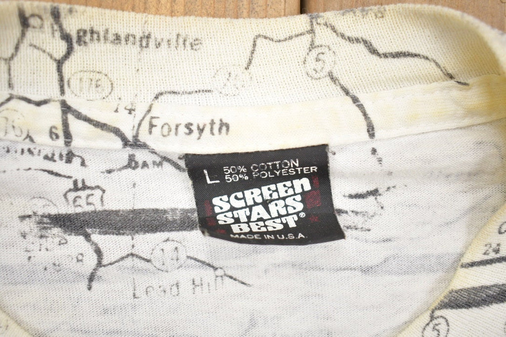 Vintage 1990s Arkansas All Over Print T-Shirt