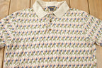 Vintage Y2K Woolrich All Over Print Polo Shirt / Y2K Button Up / Outdoorsman / Vintage Woolrich