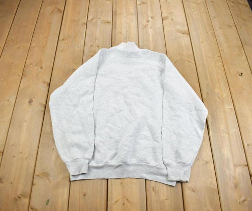 Vintage 1990s Minnesota Embroidered Collard Crewneck Sweatshirt Made In USA