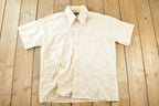 Vintage 1970s JC Penny Button Up Shirt Men's L /