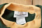 Vintage 1990s Cute Owl Embroidered Double Collar Crewneck