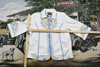 Vintage 1980s Bob Mackie Wearable Art Full Zip Light Coat