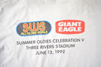 Vintage 1992 Summer Oldies Three Rivers Stadium Celebrations Travel T Shirt Made In USA Size XL