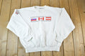 Vintage 1990s Edmonton Elite Hockey AOP Souvenir Crewneck Sweatshirt Made In USA  90s Crewneck  Souvenir Sweater  Streetwear  Travel
