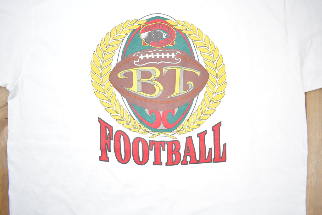 Vintage 1990s Boston Traders Football Graphic T-Shirt