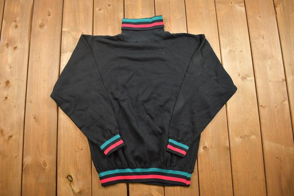 Vintage 1990s Boundary Waters Blank Turtleneck Sweatshirt