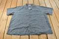 Vintage 1990s L.L. Bean Surf All Over Print Button Up Shirt Men's 2XL / Short Sleeve / 90s Button Up / Tribal Pattern / Beach Shirt