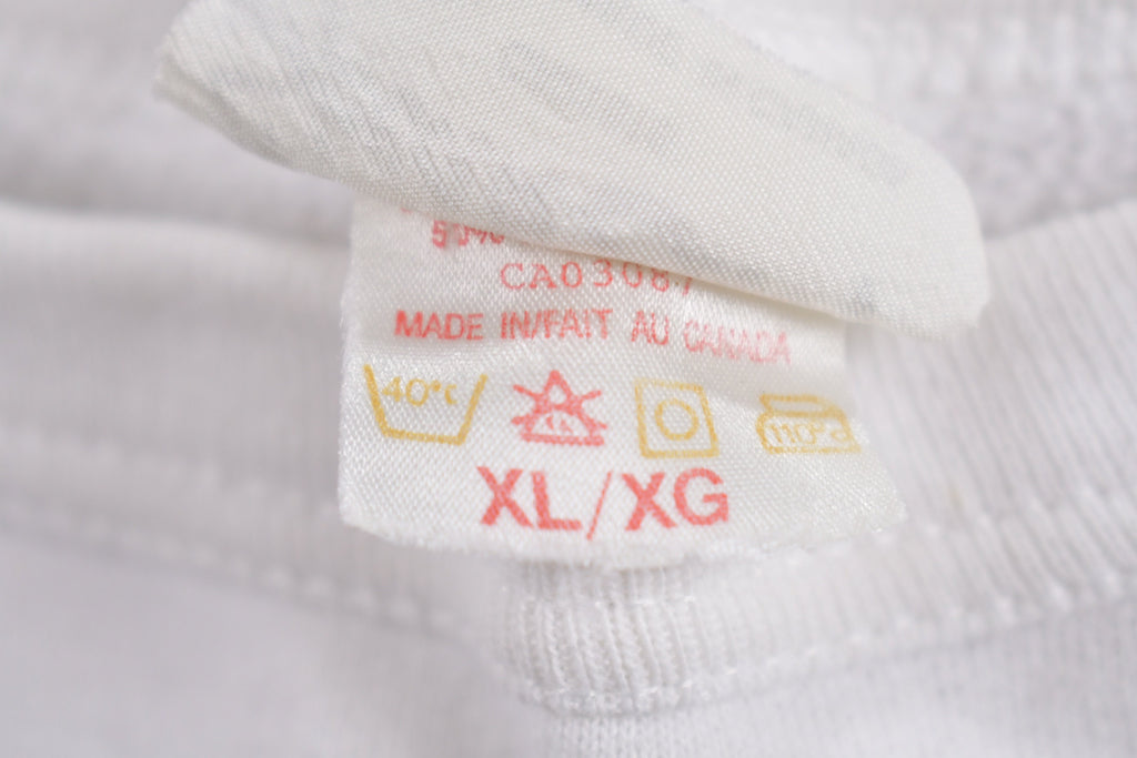 Vintage 1980s Heart and Stroke Foundation Speak Easy Graphic Crewneck Sweatshirt