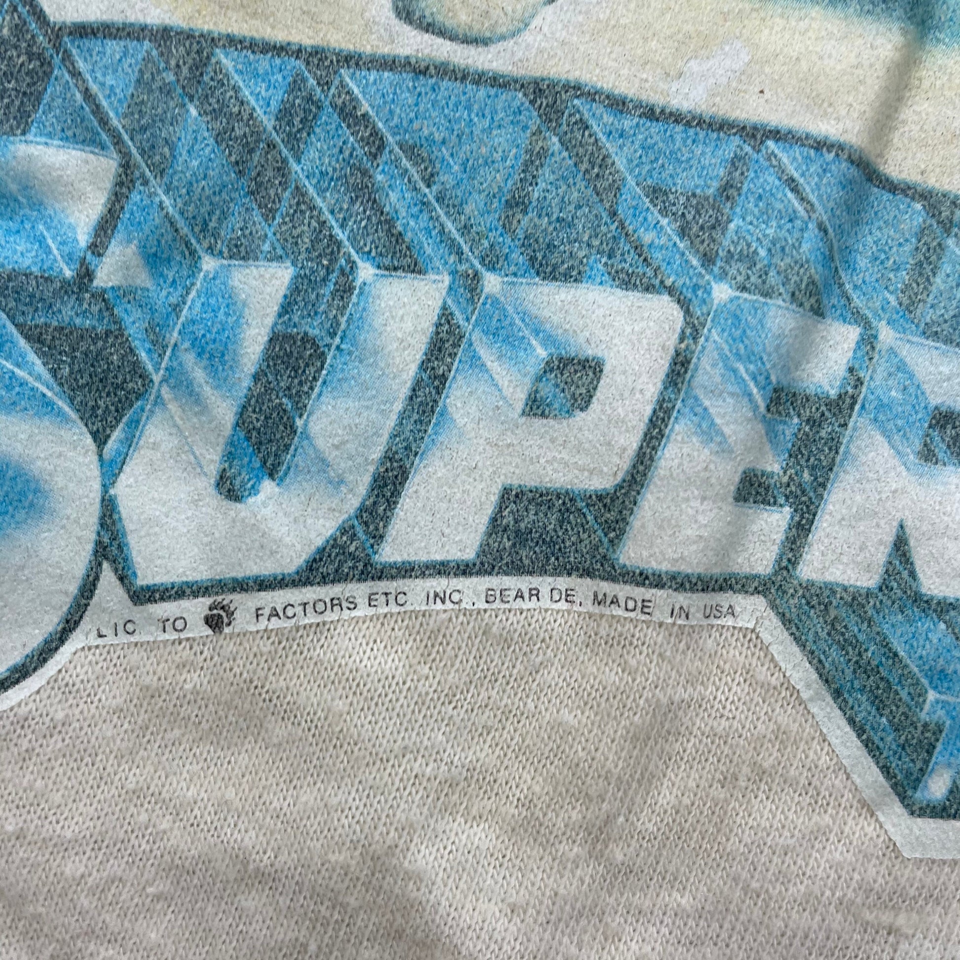 Vintage 1978 Superman The Movie Graphic Ringer T-Shirt