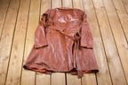 Vintage 1980s Leather Jacket /