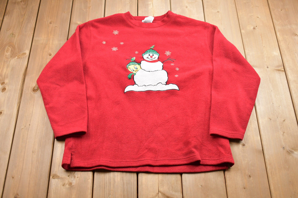 Vintage 1990s Snowman & Tweety Bird Crewneck