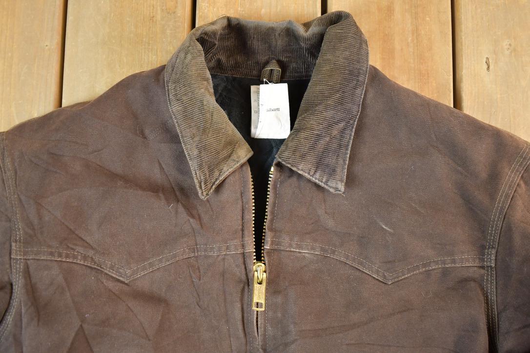 Vintage 1990s Carhartt Perfectly Distressed Sante Fe Jacket Made In USA
