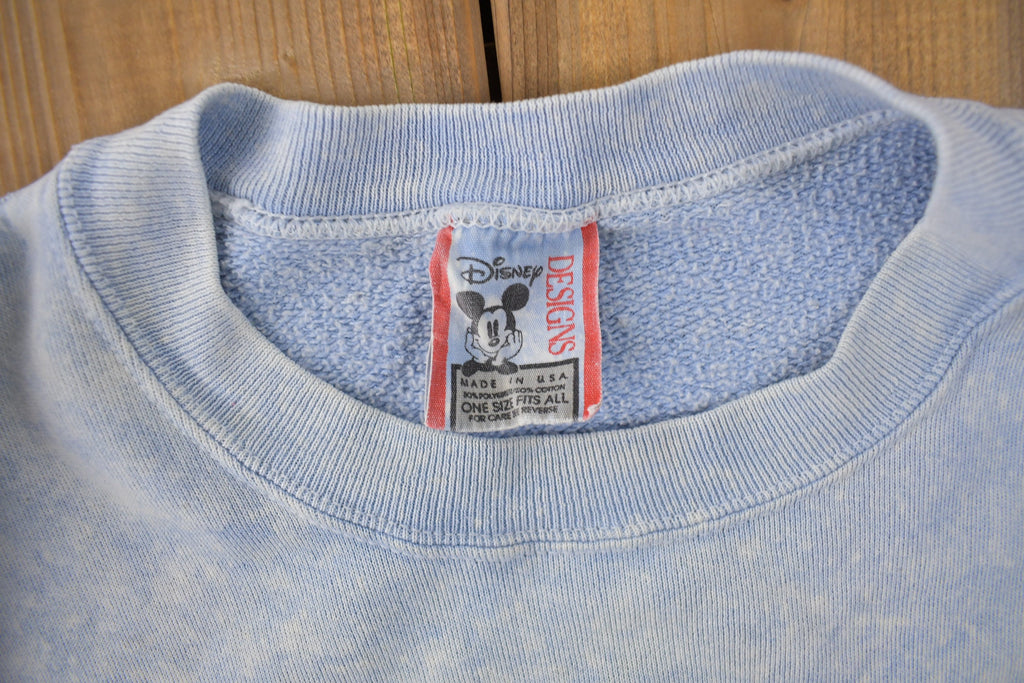 Vintage 1990s Mickey Mouse Walt Disney World Disney Designs Crewneck Made In USA