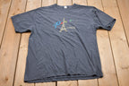 Vintage 1990s Paris Eiffel Tower T-Shirt / Souvenir T Shirt / Streetwear / Made In USA / Vacation Tee / Travel & Tourism