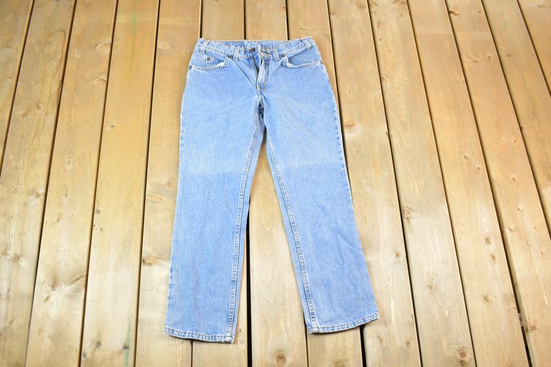 Vintage 1970s Levi Strauss Orange Tab 506 Denim Jeans Size 32 x 26
