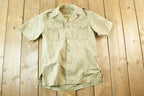 Vintage 1990s Boy Scouts Of America Ranger Button Up Shirt Men's M
