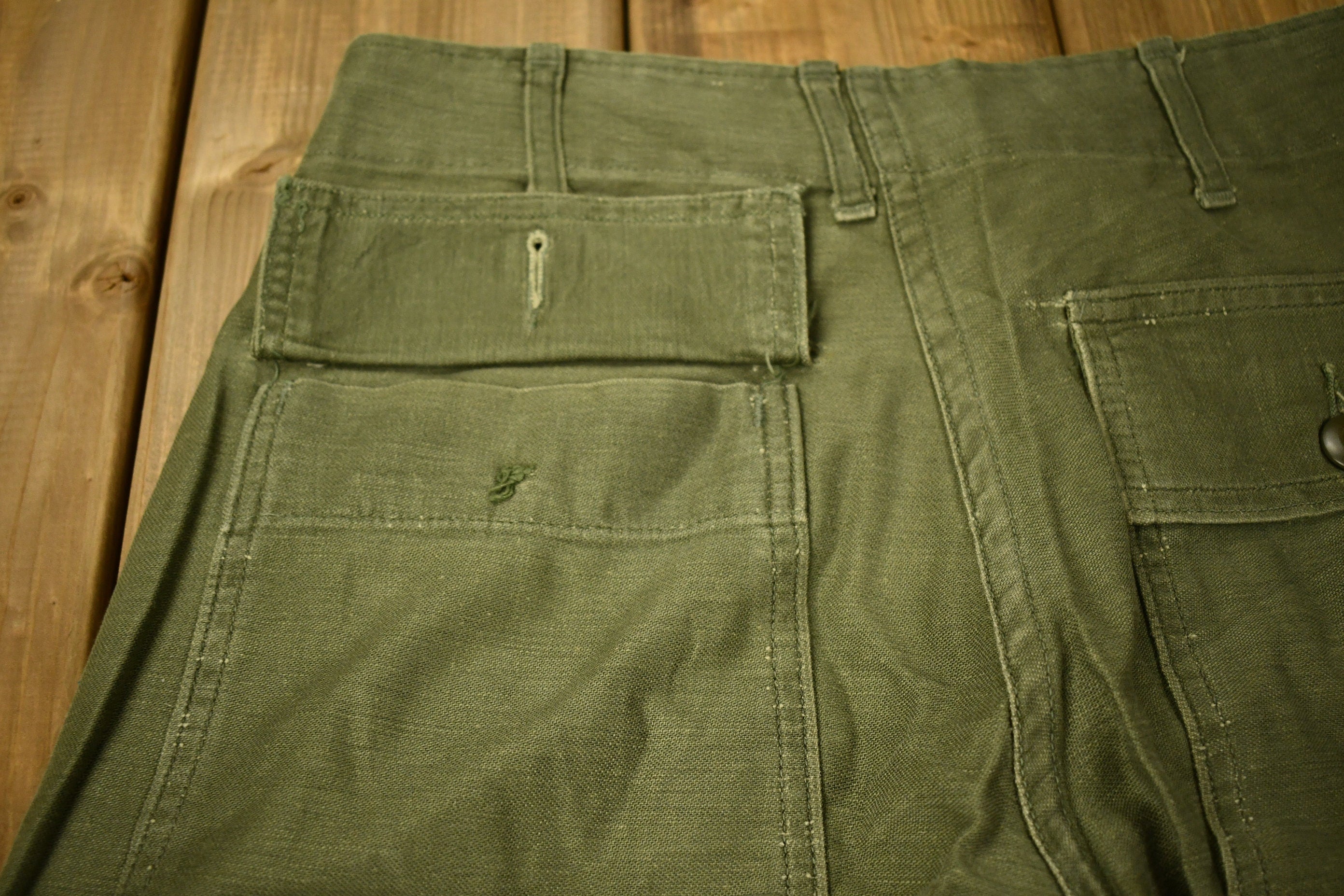 Vintage 1983 Military OG 107 Army Pants Size 28 x 29.5