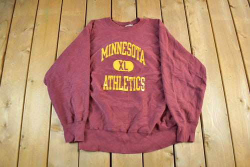 Vintage 80s University of Minnesota Champion Reverse Weave Sweatshirt (Men's Large)