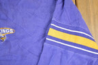 Vintage 1990s Minnesota Vikings NFL Embroidered V Neck Sweatshirt