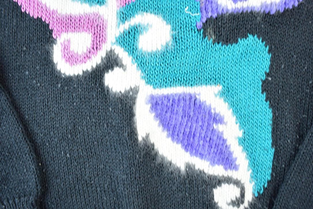 Vintage 1990s Abstract Knit Crewneck Sweater