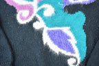 Vintage 1990s Abstract Knit Crewneck Sweater