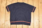 Vintage 1990s Poppy Print Jones New York Sport Knit Crewneck Sweater Women's L