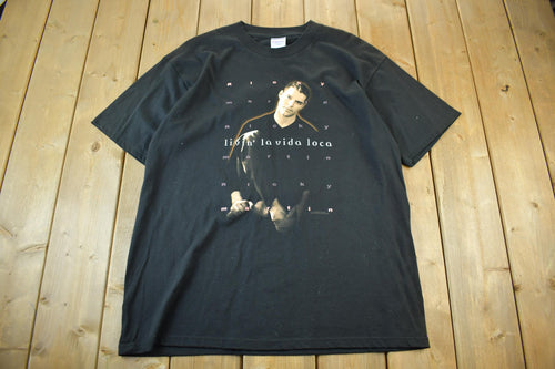 Vintage 1999 Ricky Martin Living La Vida Loca Tour Band T-Shirt / Band Tee / Latin Music / Made in USA / Music Promo / Premium Vintage