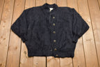 Vintage 1990s Belldini Women's Angora Fur Button Up Top
