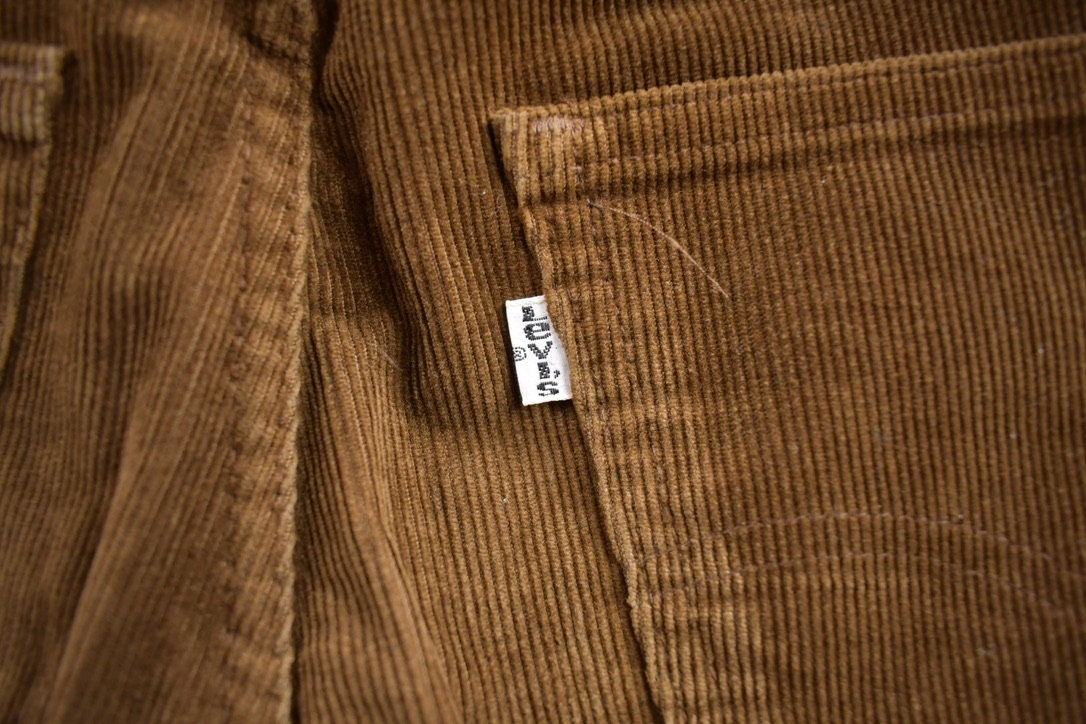 Vintage 1970s Levi's Jeans Corduroy Pants Made In USA Size 32x31