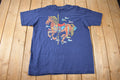 Vintage 1990s Carousel Horse Graphic Single Stitch T Shirt Made In USA