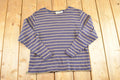 Vintage 1990s LL Bean Striped Souvenir Boating Crewneck Shirt Womens M / 90s Crewneck / Travel Vacation Sweater