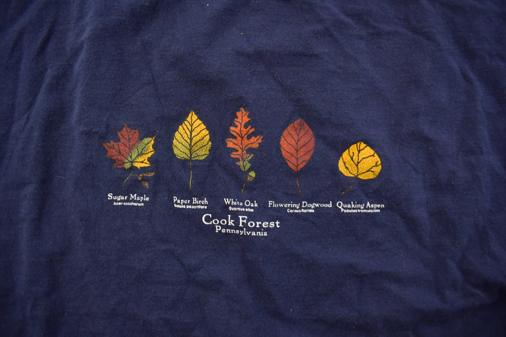 Vintage 1990s Cook Forest Pennslyvania Leafs T-Shirt