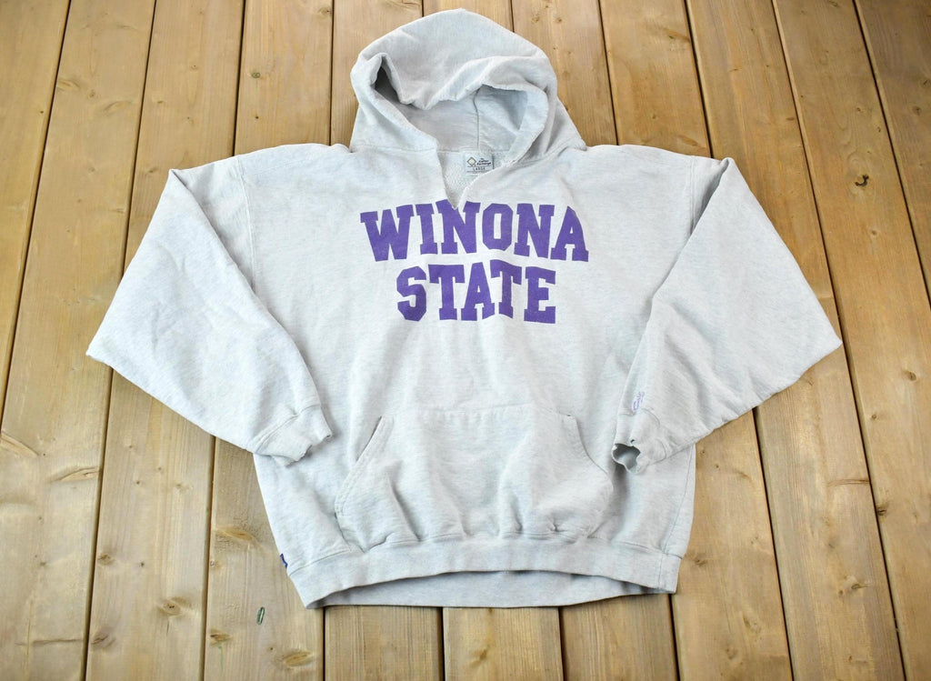 Vintage 1990s Winona State University Collegiate The Cotton Exchange Heavyweight Hoodie